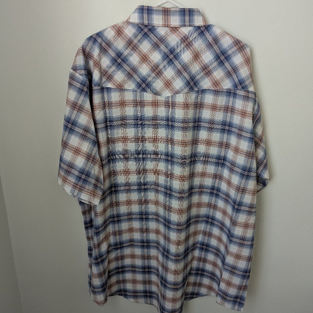 Bundle of 2 Ely Cattleman Tall Man Pearl Snap Western Shirts, 3XL - Picture 8 of 10